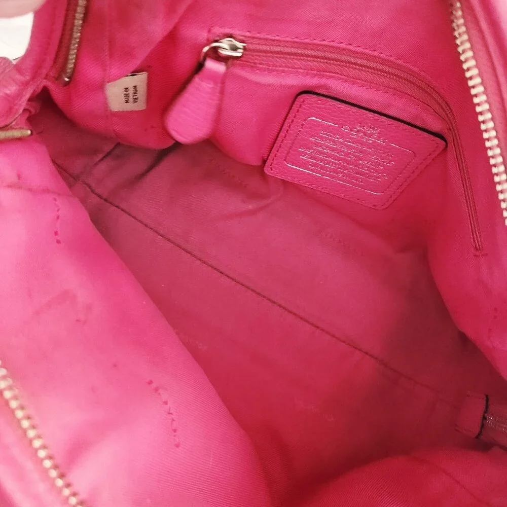 Euc Coach Mini Nolita Pink Shoulder Bag Crossbody Satchel Purse